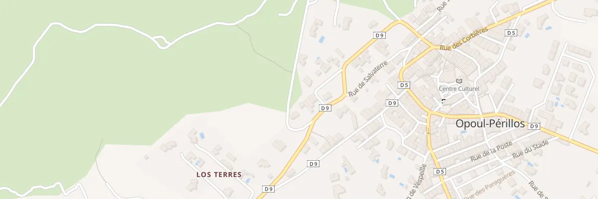 Plan du 2 Le Village à Opoul-Périllos