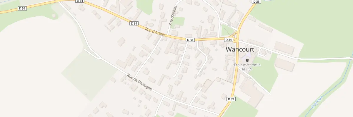 Plan du 6 Imp du Berry à Wancourt