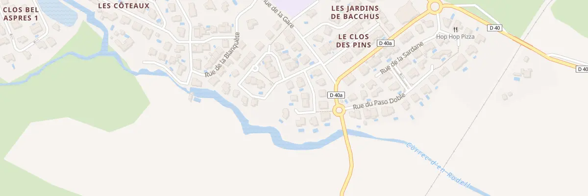 Plan du 8 Rue de la Tagnarède à Banyuls-dels-Aspres