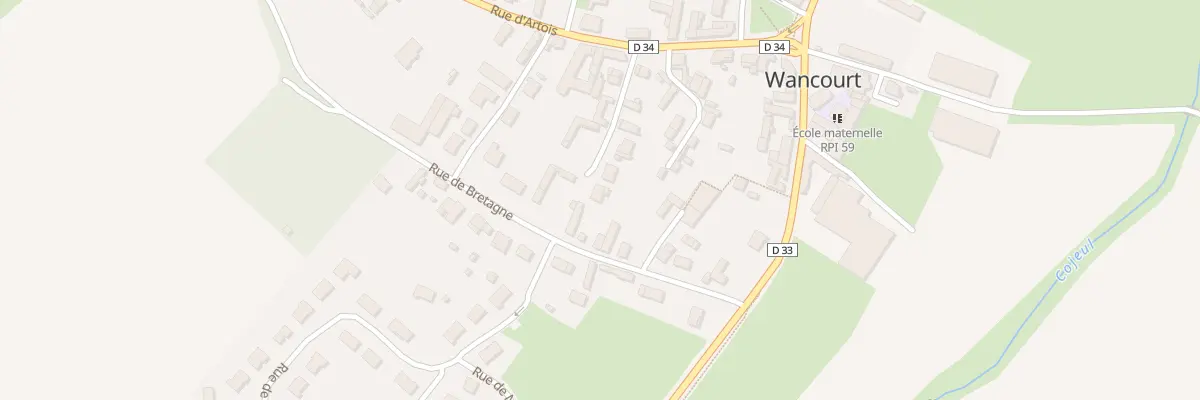 Plan du 7 Imp du Berry à Wancourt