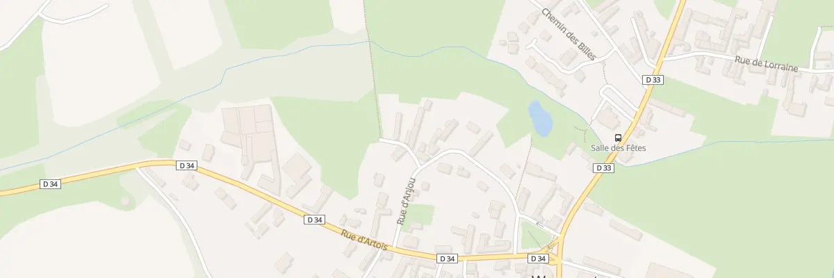 Plan du 2 Imp du Maine à Wancourt
