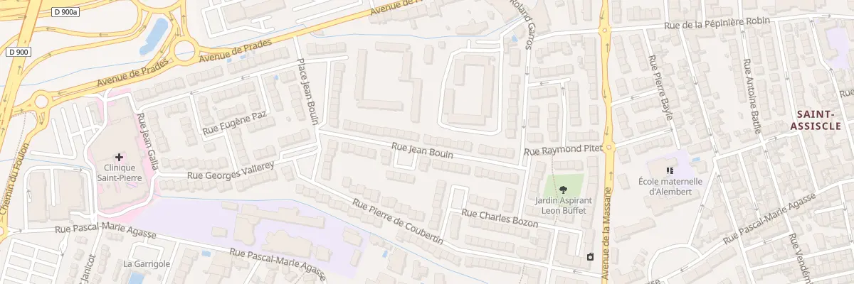 Plan du 24 Rue Jean Bouin à Perpignan