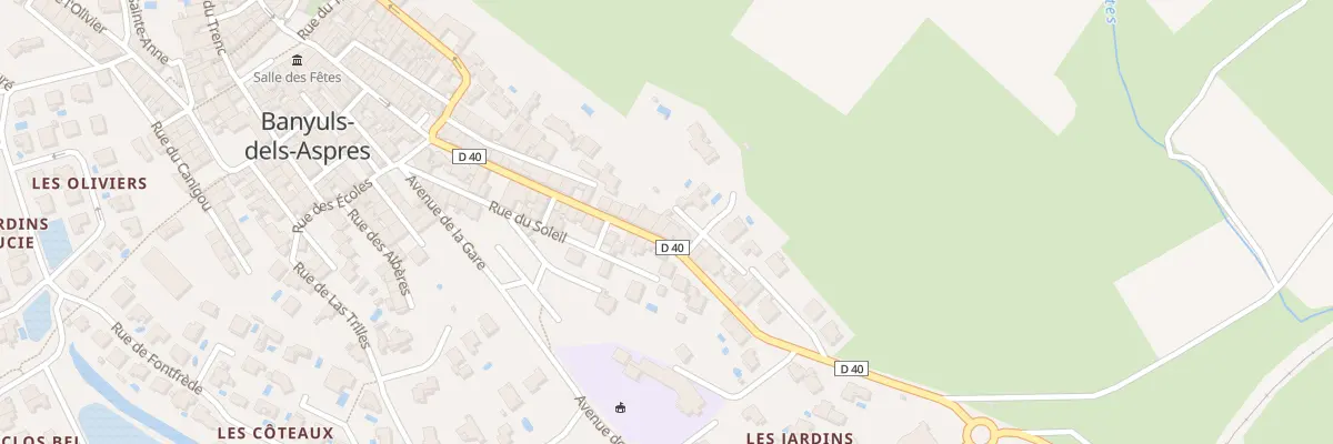 Plan du 25 Rue des Vendanges à Banyuls-dels-Aspres