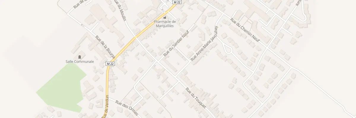 Plan du 119 Rue du Touquet à Marquillies