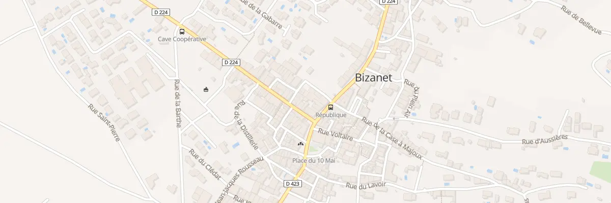Plan du 6 Rue de la Gare à Bizanet