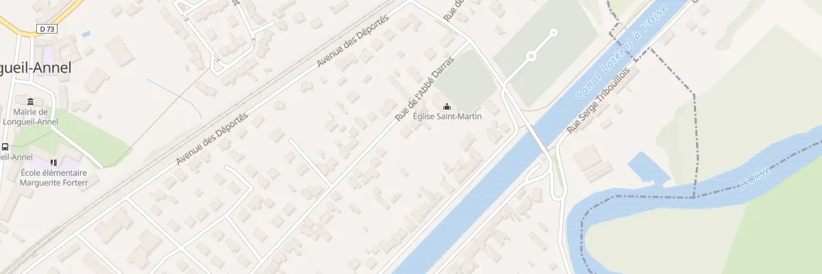 Plan du 85 Rue de l’Abbé Darras à Longueil-Annel