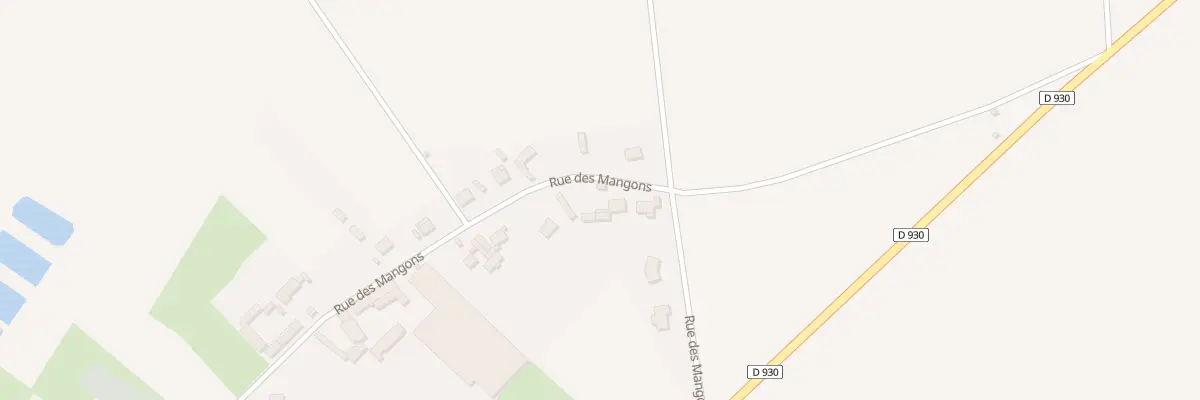 Plan du 16 Rue des Mangons à Rethonvillers