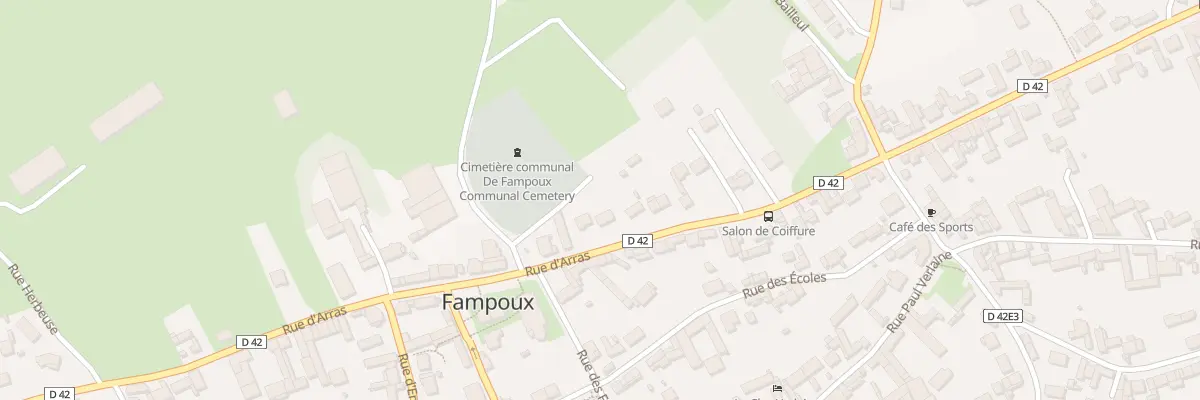 Plan du 25 Rue d’Arras à Fampoux