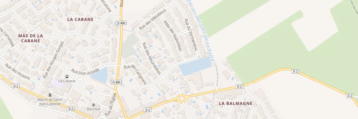 Plan du 1 All des Malvoisies à Saint-Jean-Lasseille