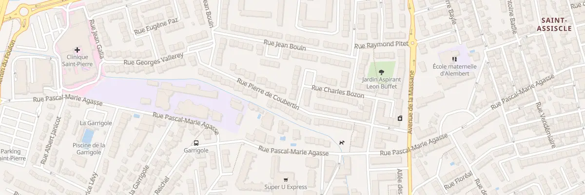 Plan du 1 Rue Charles Bozon à Perpignan