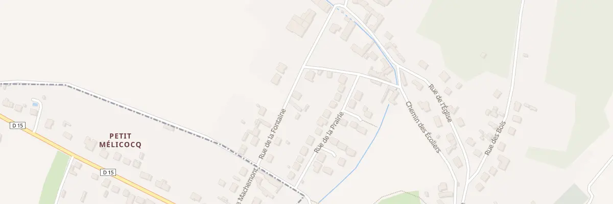 Plan du 7 Rue de la Fontaine à Machemont