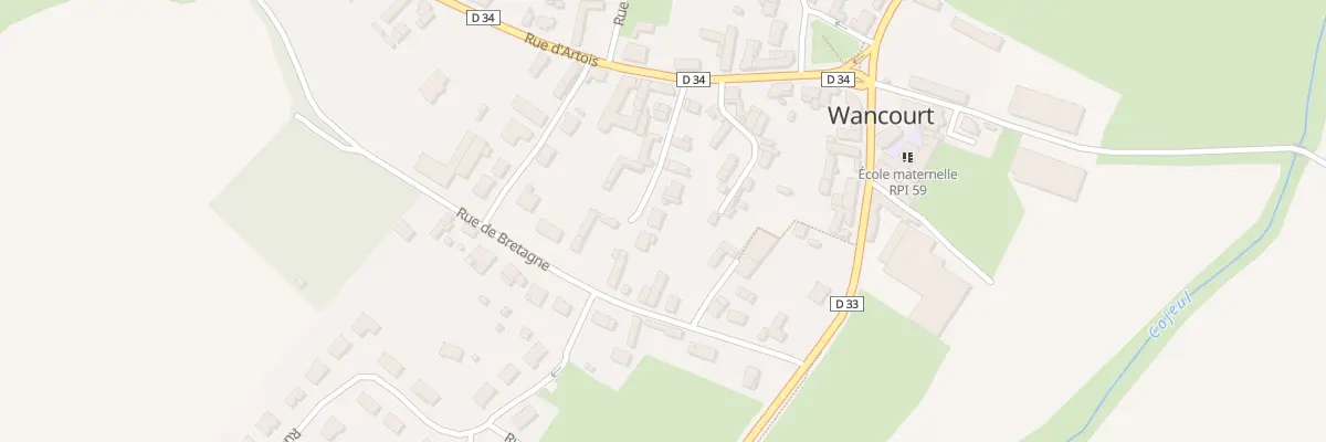 Plan du 5 Imp du Berry à Wancourt
