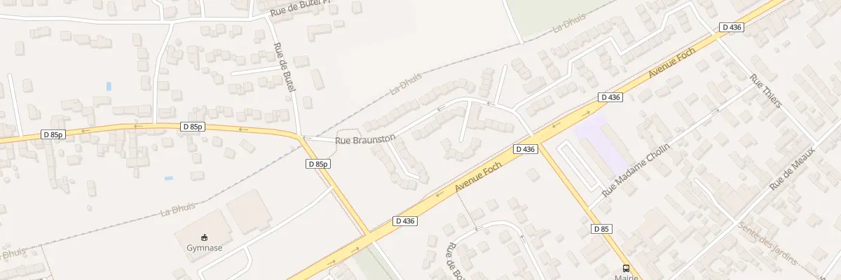 Plan du 23 Rue Braunston à Quincy-Voisins