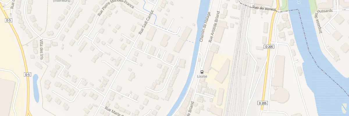 Plan du 5 Rue Pierre Simon Girard à Villenoy