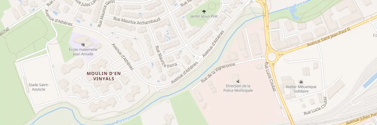 Plan du 21 Rue Maurice Porra à Perpignan