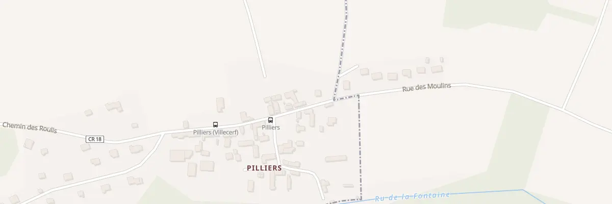 Plan du 57 Rte de la Vallée à Villecerf