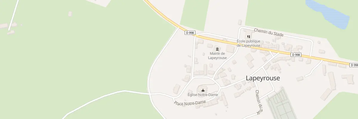 Plan du 5363 Le Bourg à Lapeyrouse