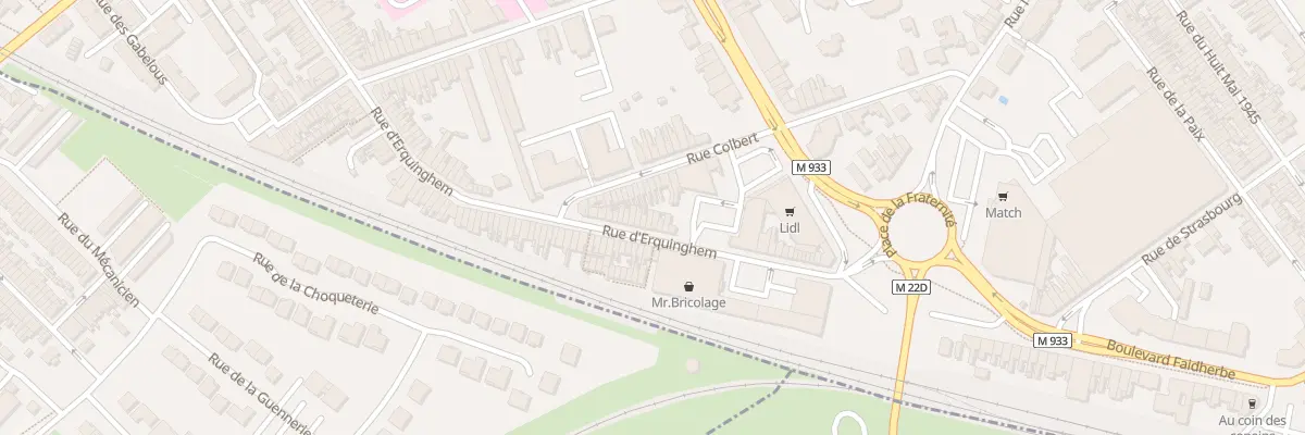Plan du 32 Rue d’Erquinghem à Armentières