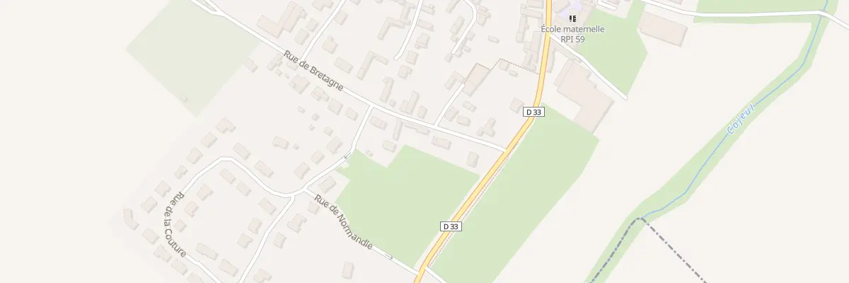 Plan du 3B Rue de Bretagne à Wancourt
