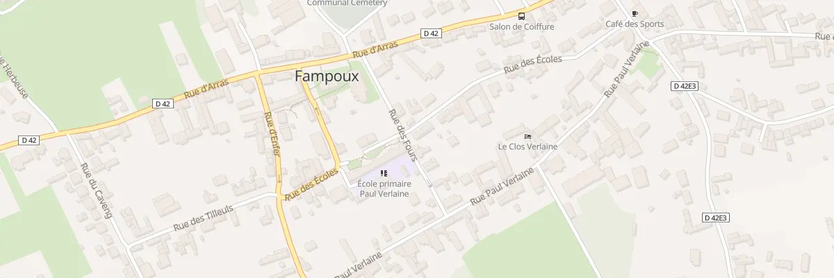 Plan du 16 Rue des Ecoles à Fampoux