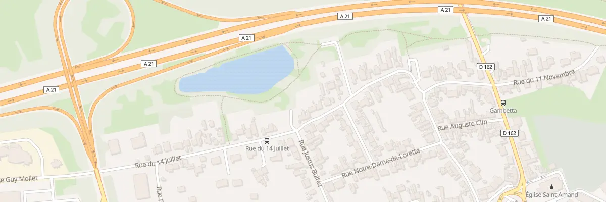 Plan du 219 Rue du 14 Juillet à Noyelles-sous-Lens