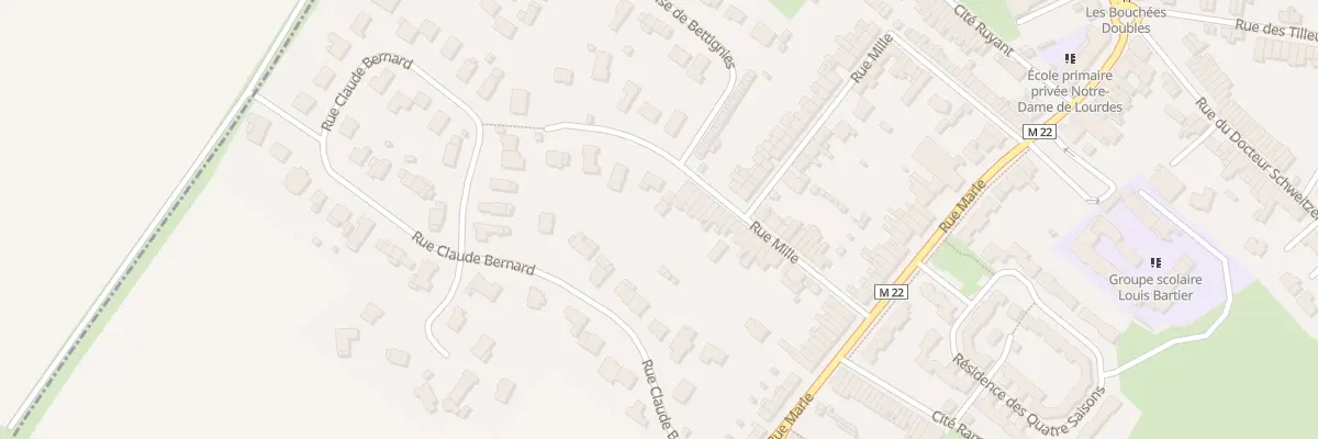 Plan du 52 Rue Mille à La Chapelle-d’Armentières