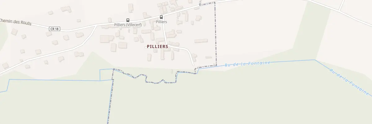 Plan du 22 Rue du Lavoir à Villecerf