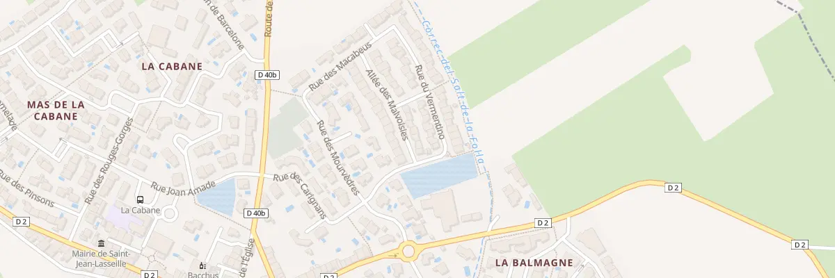 Plan du 6 All des Malvoisies à Saint-Jean-Lasseille