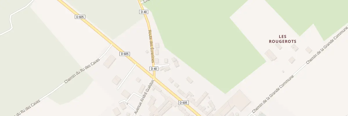 Plan du 3 Les Rougerots à Pamfou