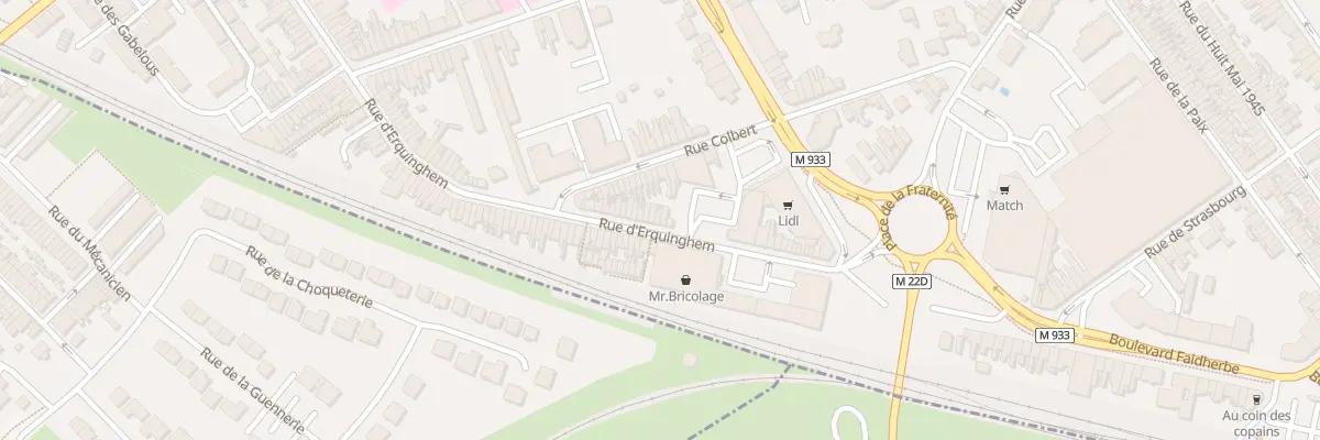 Plan du 28 Rue d’Erquinghem à Armentières