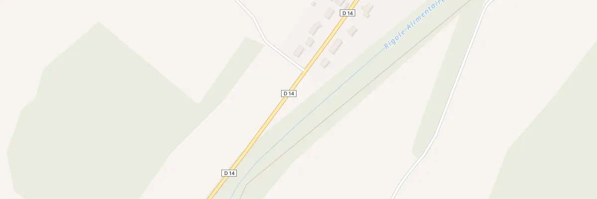 Plan de Champ du Canal à Rogny-les-Sept-Écluses