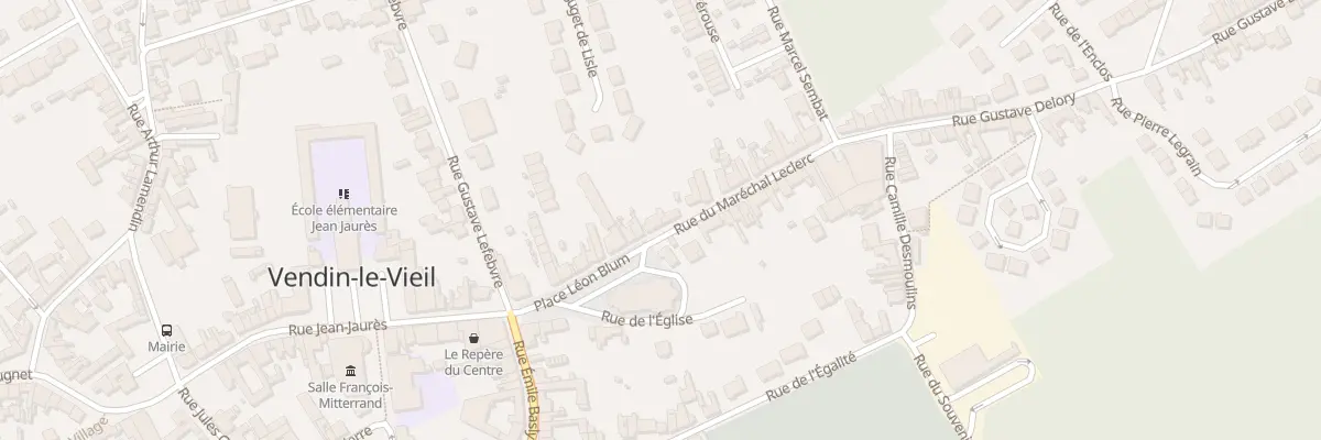 Plan du 5 Rue du Marechal Leclerc à Vendin-le-Vieil