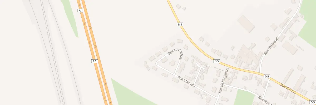 Plan du 16 Rue de la Couture à Croisilles
