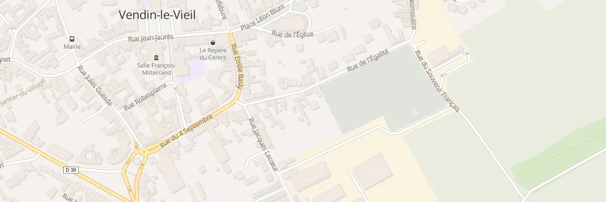 Plan du 16 Rue de l’Egalité à Vendin-le-Vieil