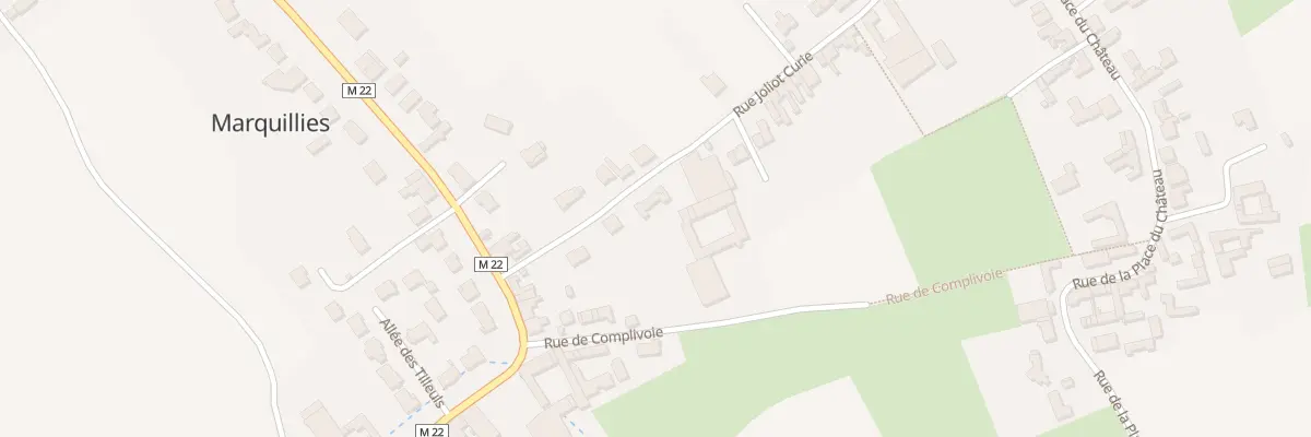 Plan du 319 Rue Joliot-Curie à Marquillies