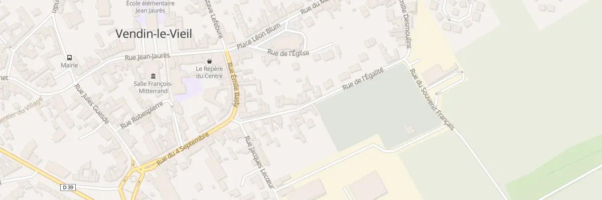 Plan du 9B Rue de l’Egalité à Vendin-le-Vieil
