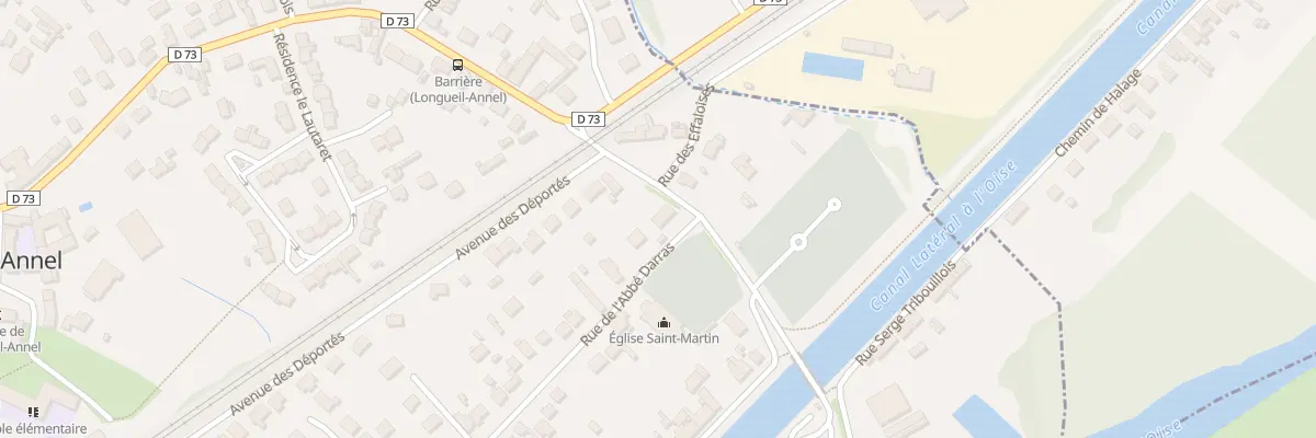 Plan du 102 Rue de l’Abbé Darras à Longueil-Annel