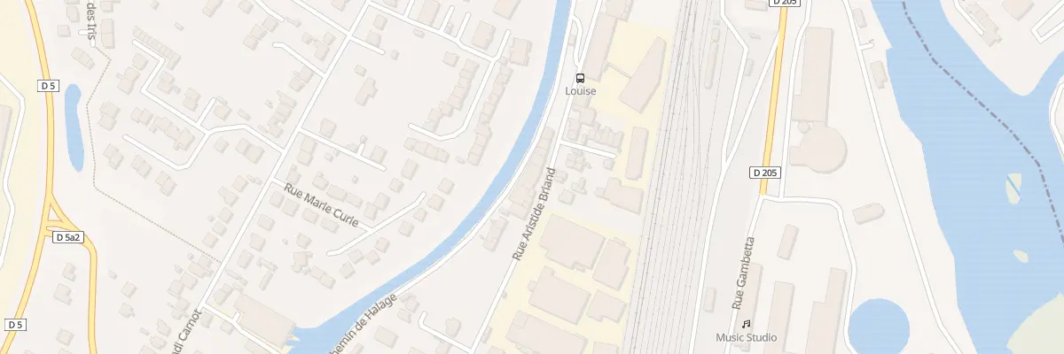 Plan du 6E Rue Aristide Briand à Villenoy