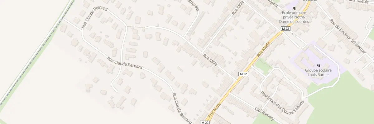 Plan du 62 Rue Mille à La Chapelle-d’Armentières
