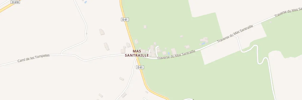 Plan de Mas Santraille à Montesquieu-des-Albères