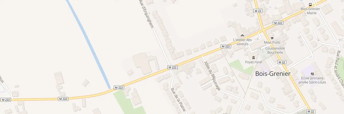 Plan du 16 Rue d’Erquinghem à Bois-Grenier