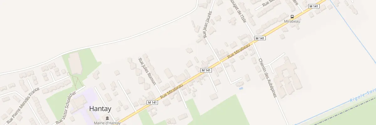 Plan du 38 Rue Mirabeau à Hantay