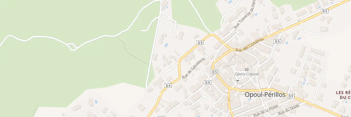 Plan du 8 Rue d’En Haut à Opoul-Périllos