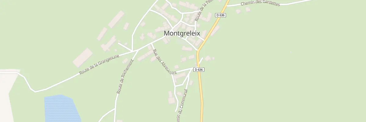 Plan du 5064 Le Bourg à Montgreleix