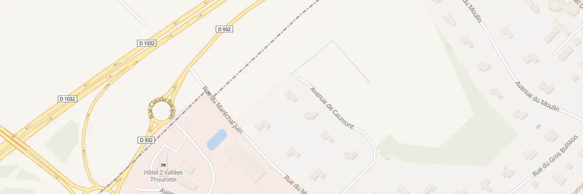 Plan du 7 Av de Caumont à Thourotte