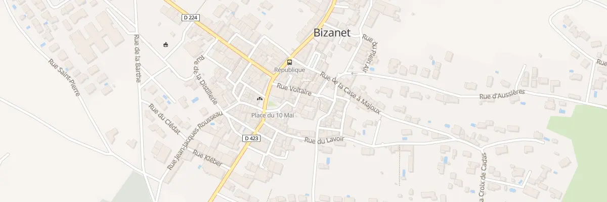 Plan du 10 Rue du Chateau à Bizanet
