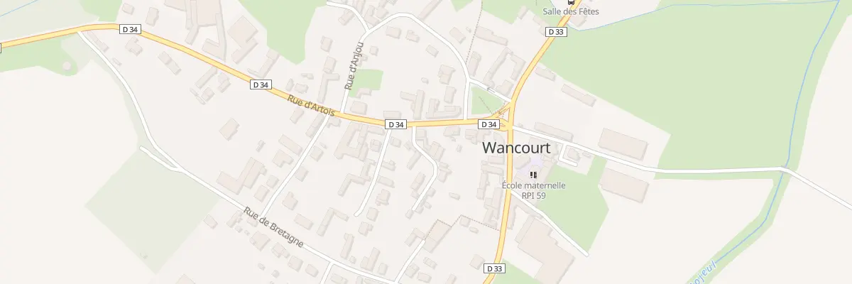 Plan du 1 Imp du Poitou à Wancourt