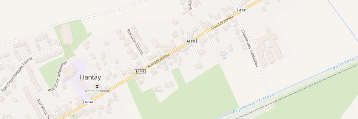 Plan du 29 Rue Mirabeau à Hantay