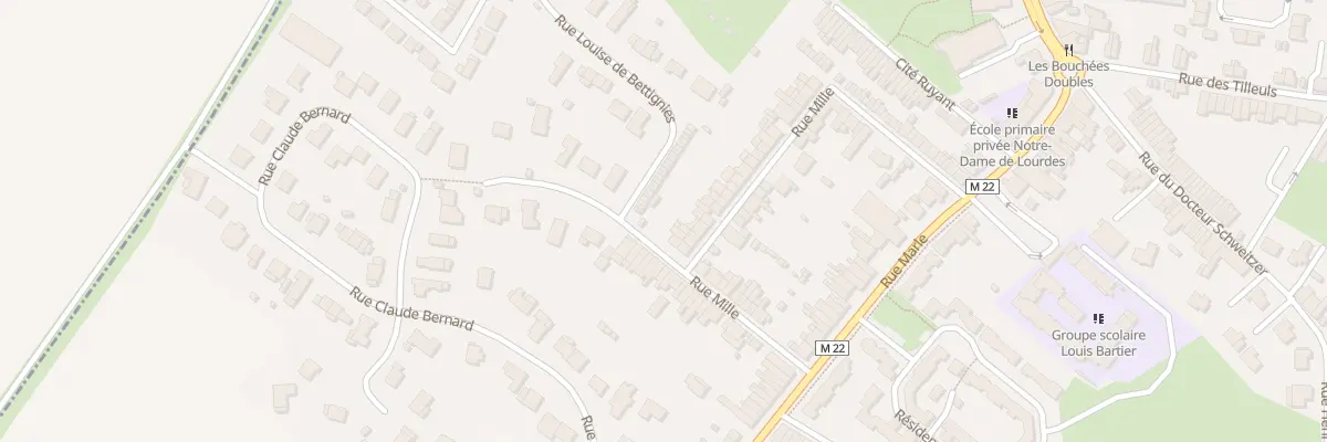 Plan du 48 Rue Mille à La Chapelle-d’Armentières