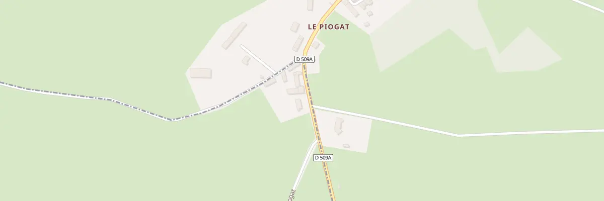 Plan du 5178 Le Piogat à Menat